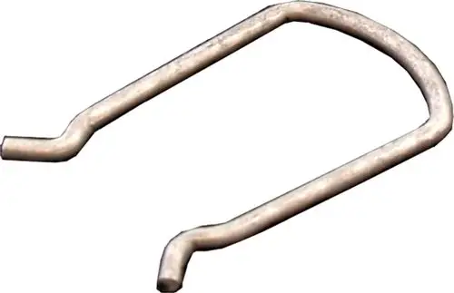Metallic Sicherungsfeder in U-Form, geeignet für die Montage an TGB-40/60/CGB35/50 Modellen, Marke Wolf.